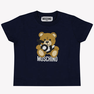 Moschino Baby Girls T-Shirt in Navy