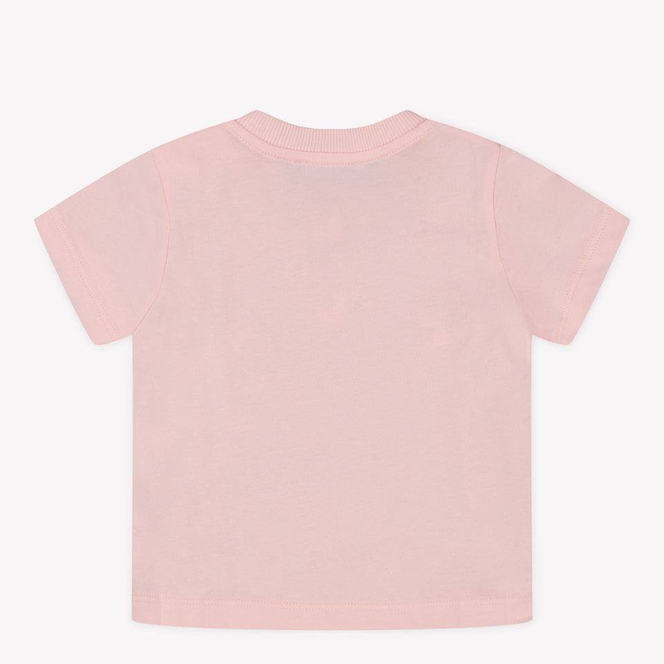 Moschino Baby Girls T-Shirt in Light Pink