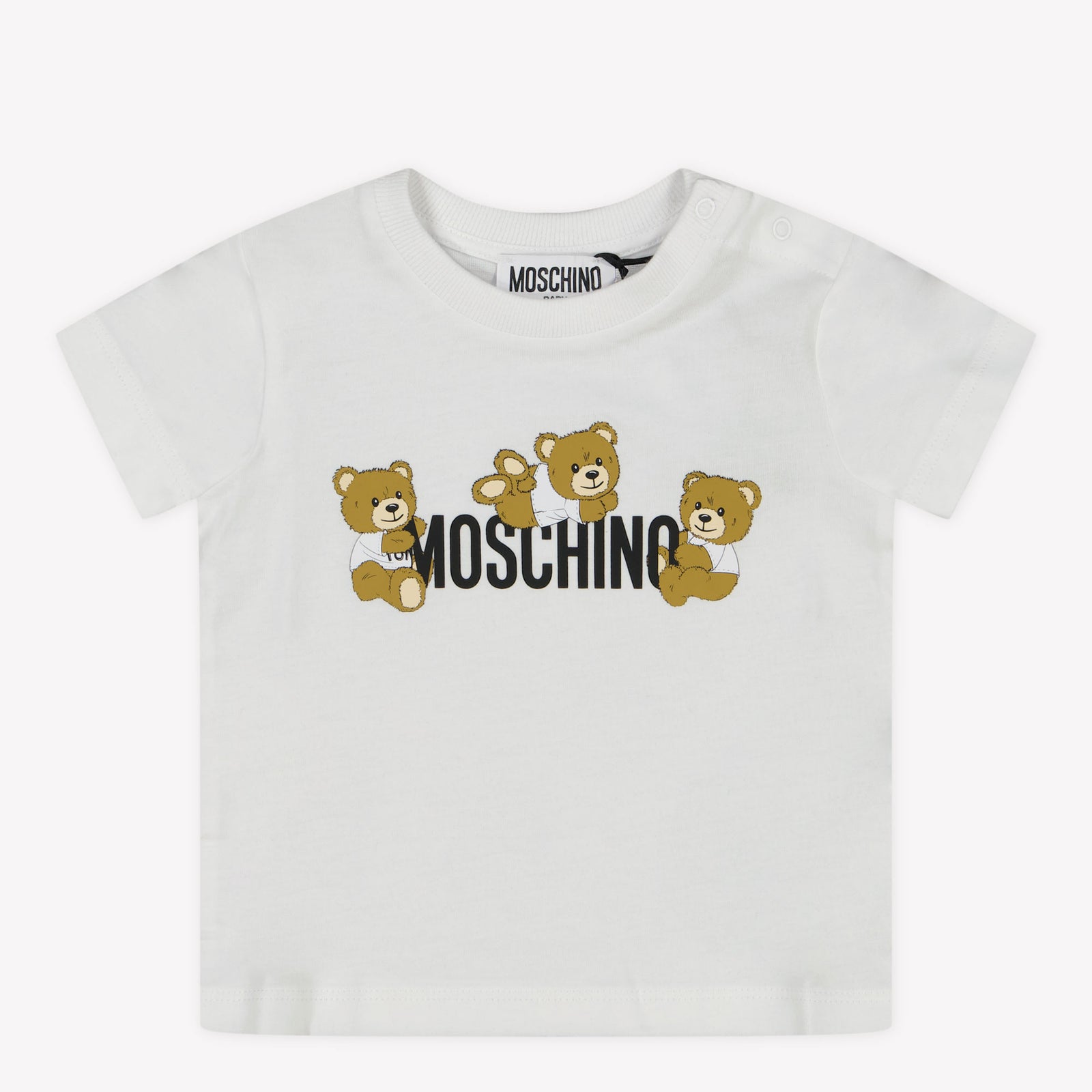 Moschino Baby Meisjes T-Shirt In Wit