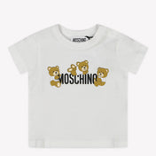 Moschino Baby Meisjes T-Shirt In Wit