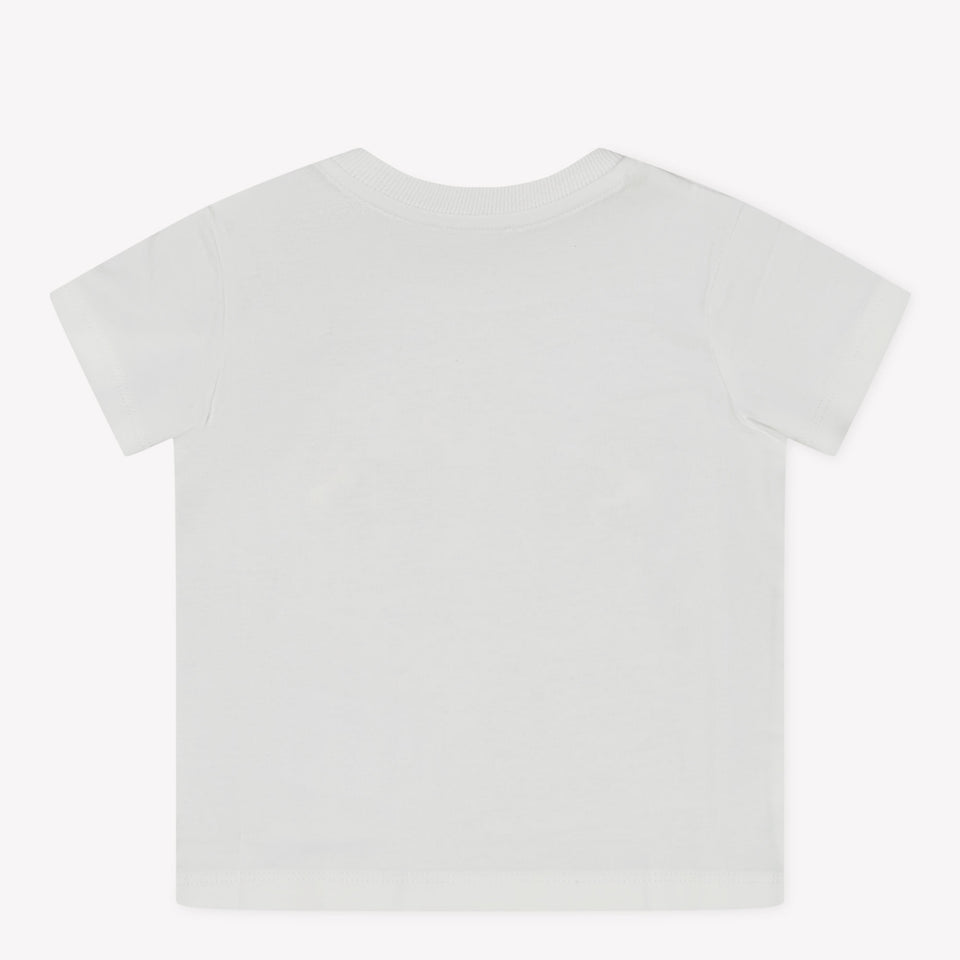 Moschino Baby Meisjes T-Shirt In Wit