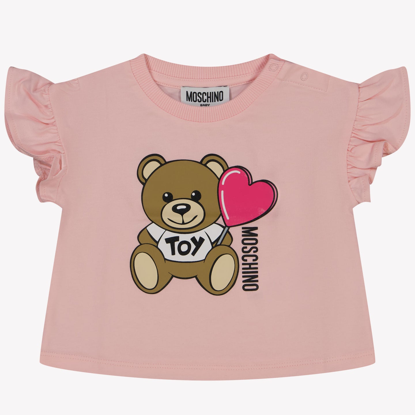 Moschino Baby Girls T-Shirt in Light Pink