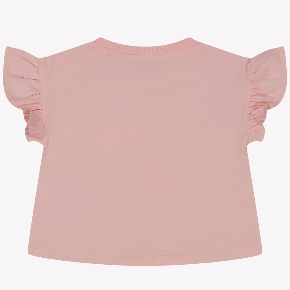 Moschino Baby Girls T-Shirt in Light Pink