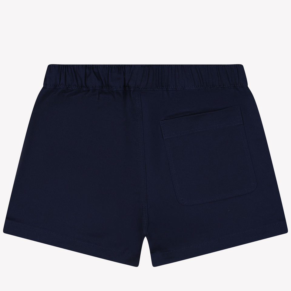 Moschino Baby Girls Shorts In Navy