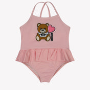 Moschino Baby Girls Swimwear In Light Pink