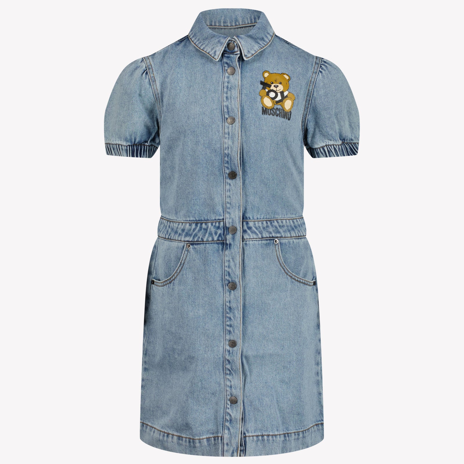 Moschino Kinder Meisjes Jurk In Jeans