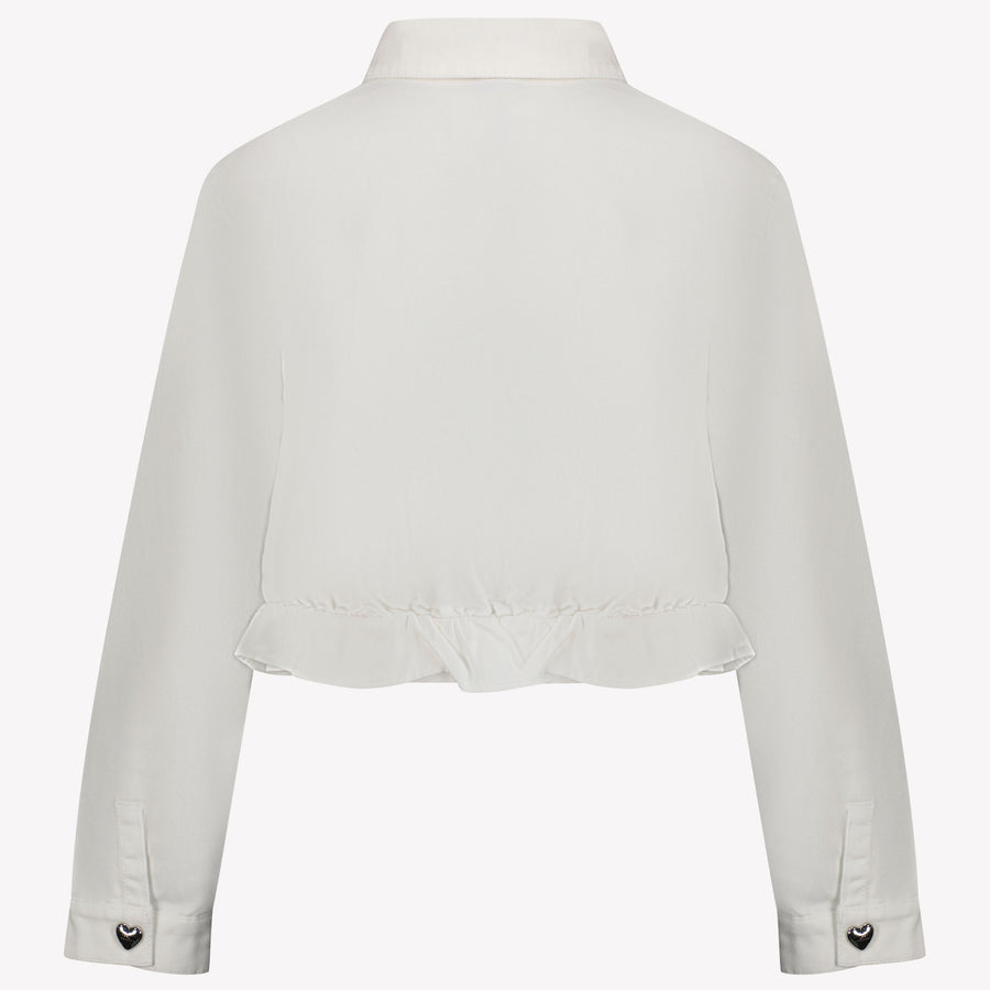 Moschino Kids Unisex Jackets  White