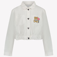 Moschino Kids Unisex Jackets  White