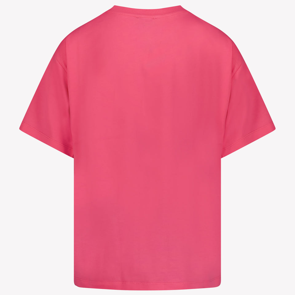 Moschino Kids Unisex T-Shirt in Fuchsia