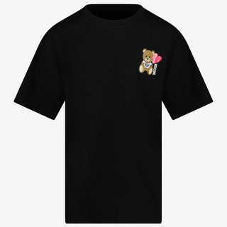 Moschino Kids Unisex T-Shirt in Black