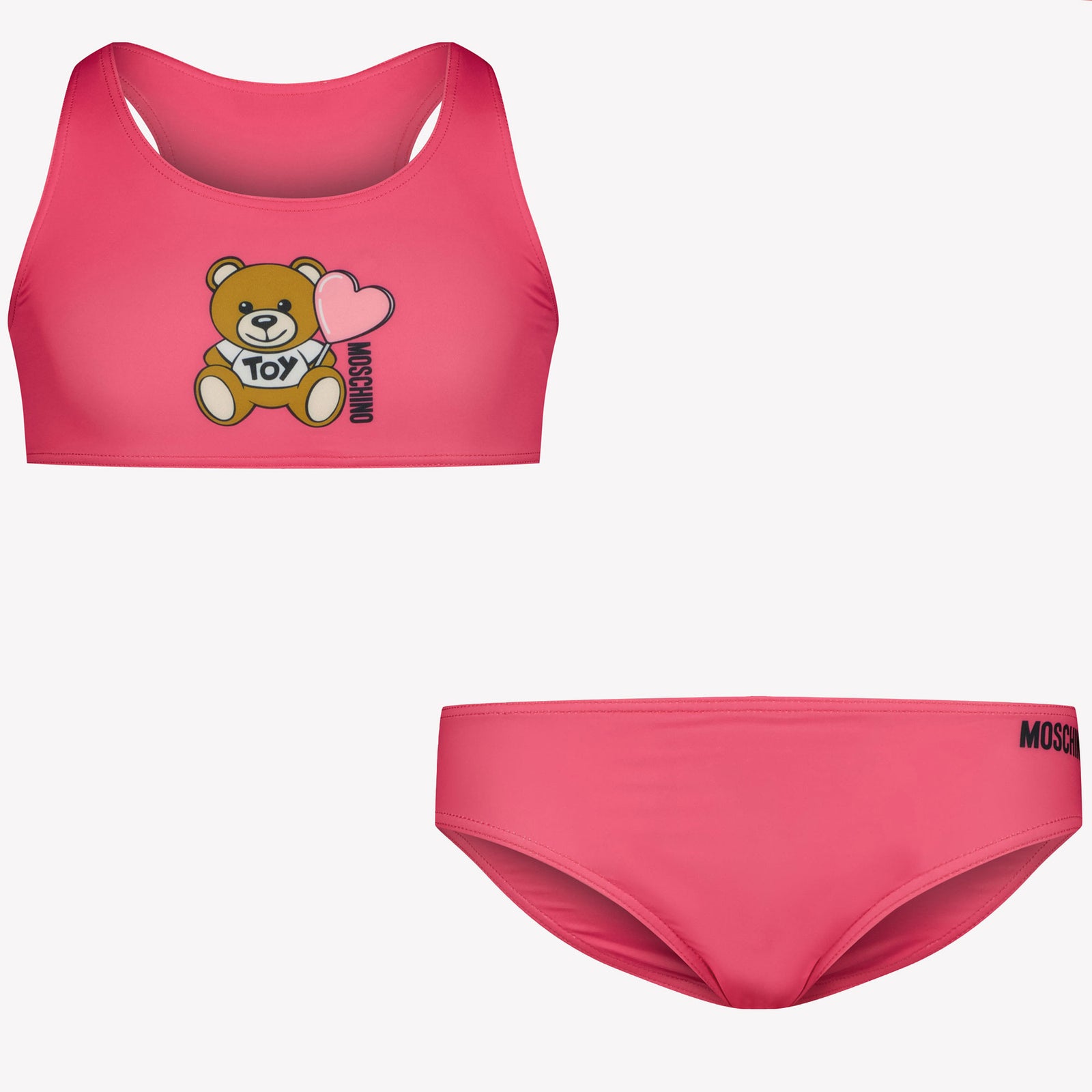 Moschino Kinder Meisjes Zwemkleding In Fuchsia