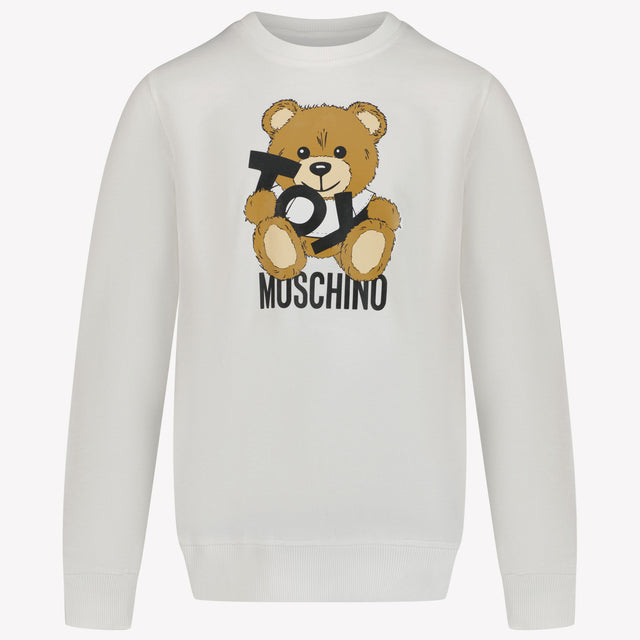 Moschino Kids Boys Sweater in White