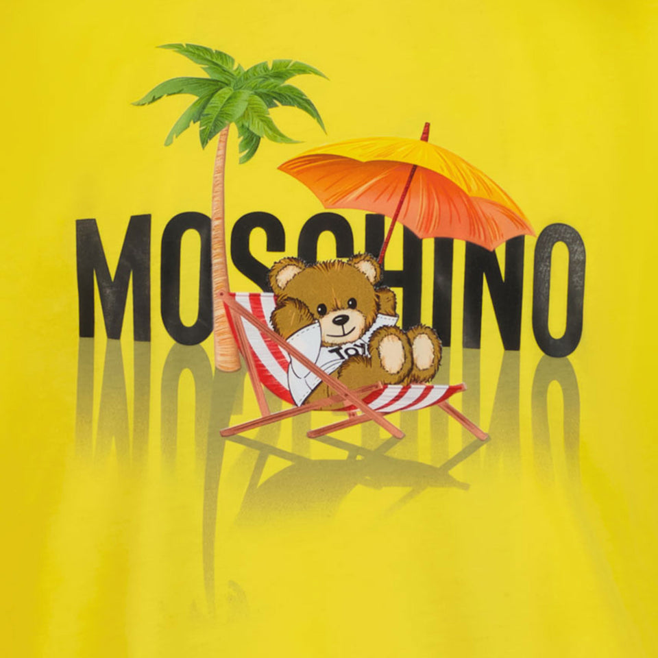 Moschino Kids Boys in T-Shirt Yellow