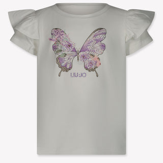 Liu Jo Kinder Meisjes T-Shirt In Wit