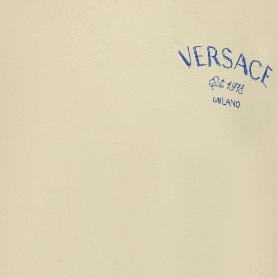 Versace Kinder Jongens T-Shirt In Geel