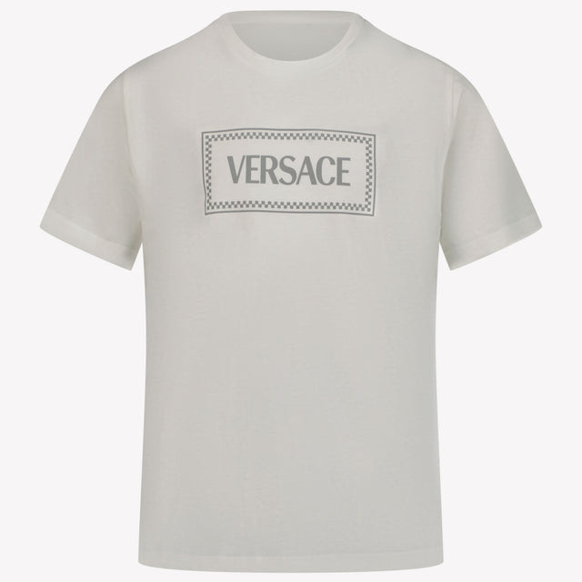 Versace Kinder Unisex T-Shirt In Wit