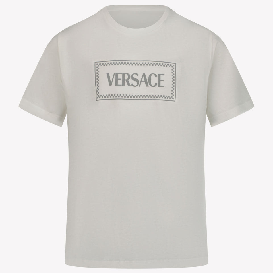 Versace Kinder Unisex T-Shirt In Wit