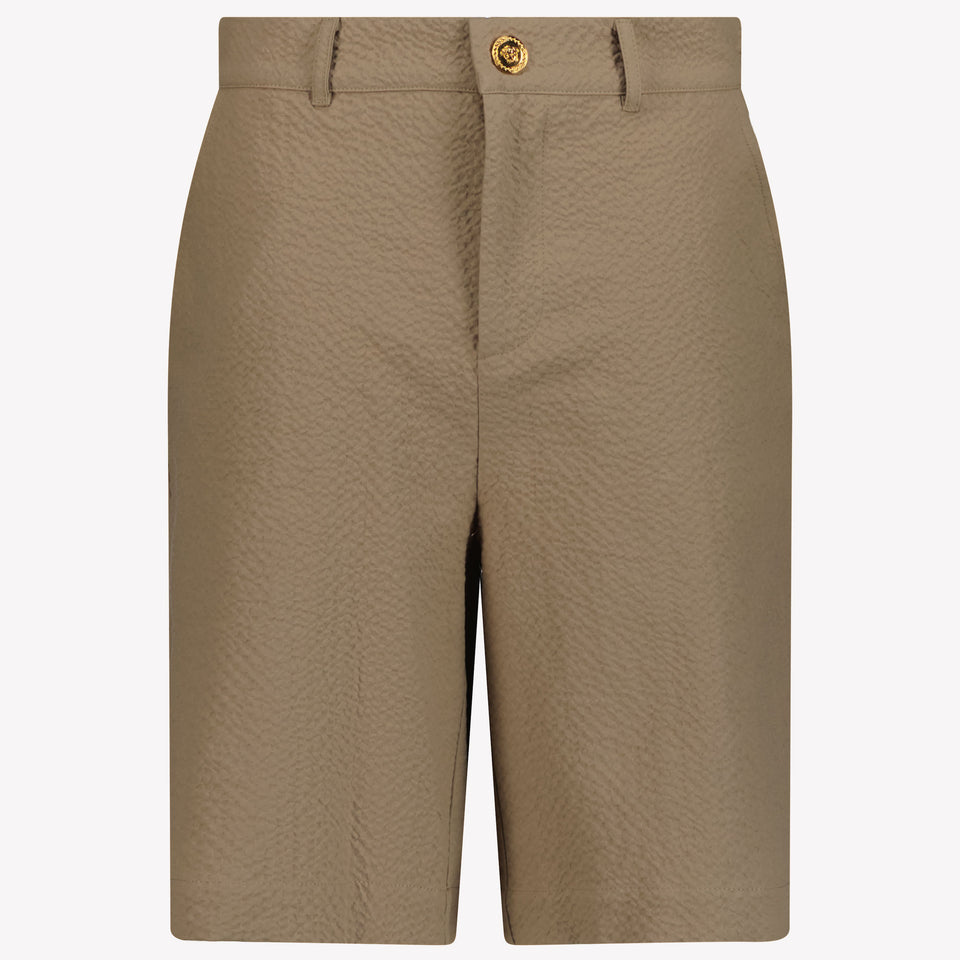 Versace Kids Boys Shorts In Beige