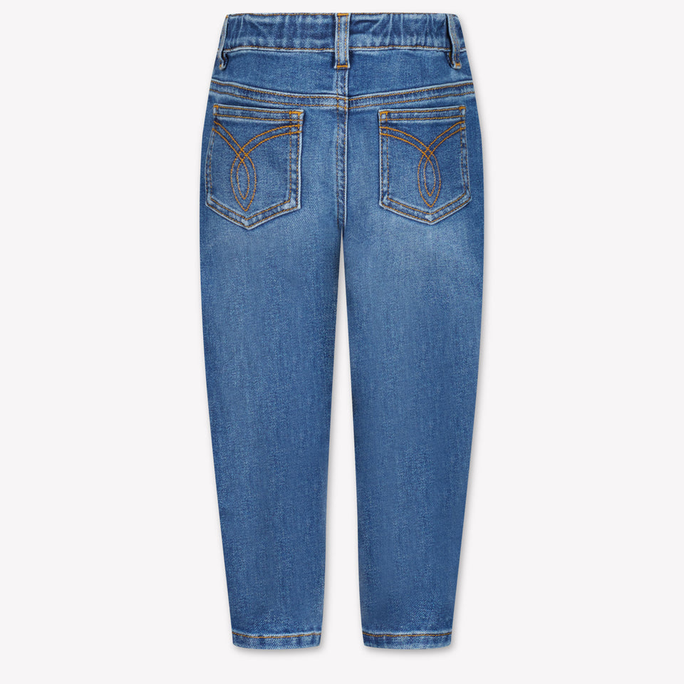 Versace Kinder Unisex Jeans In Blauw