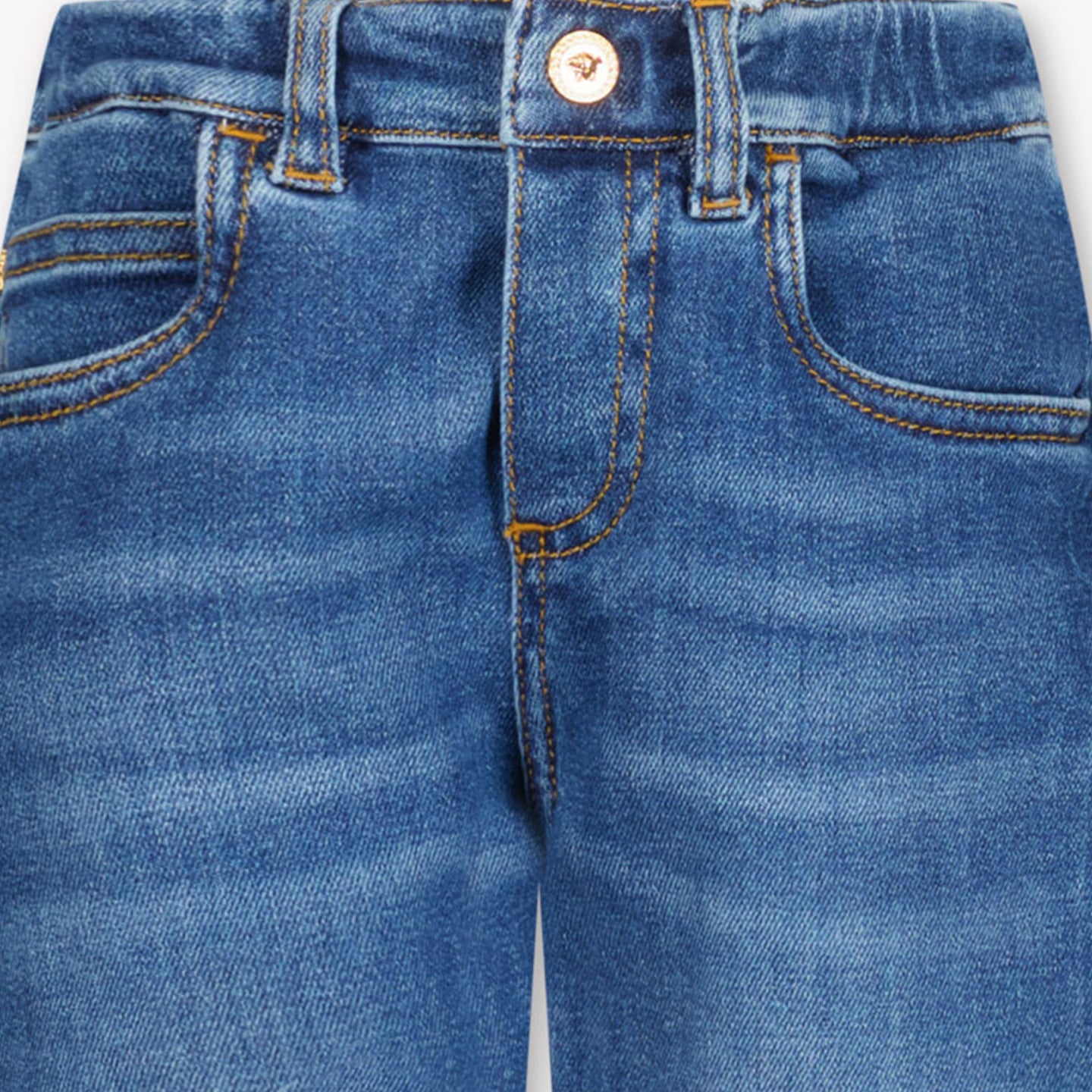 Versace Kinder Unisex Jeans In Blauw