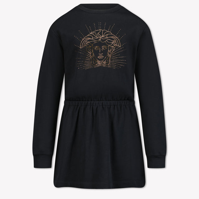 Versace Kids Girls Dress Black