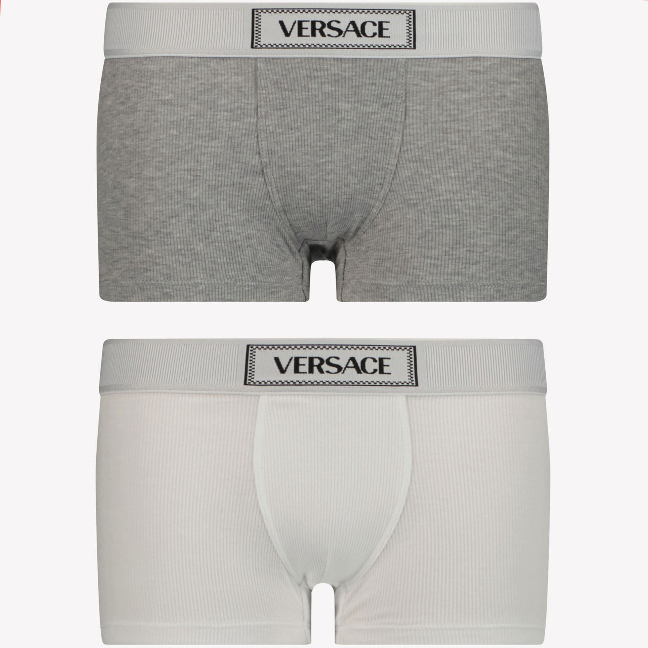 Versace Kids Boys Underwear Gray