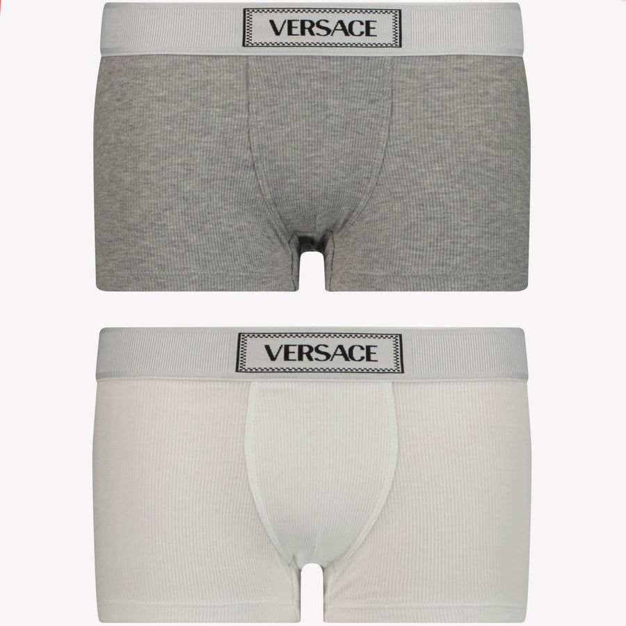 Versace Kids Boys Underwear Gray