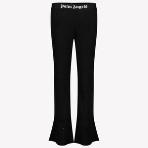 Palm Angels Kids Girls  Trousers Black