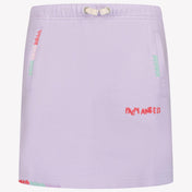 Palm Angels Kids Girls Skirt Lilac