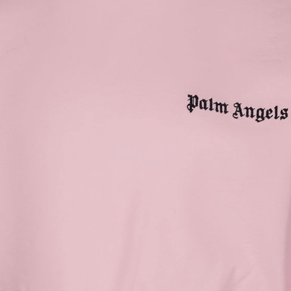 Palm Angels Kids Girls Dress Light Pink