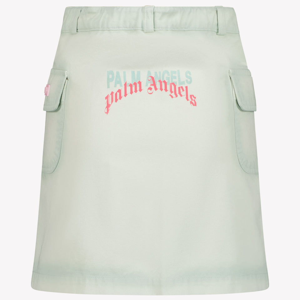 Palm Angels Kids Girls Skirt Mint