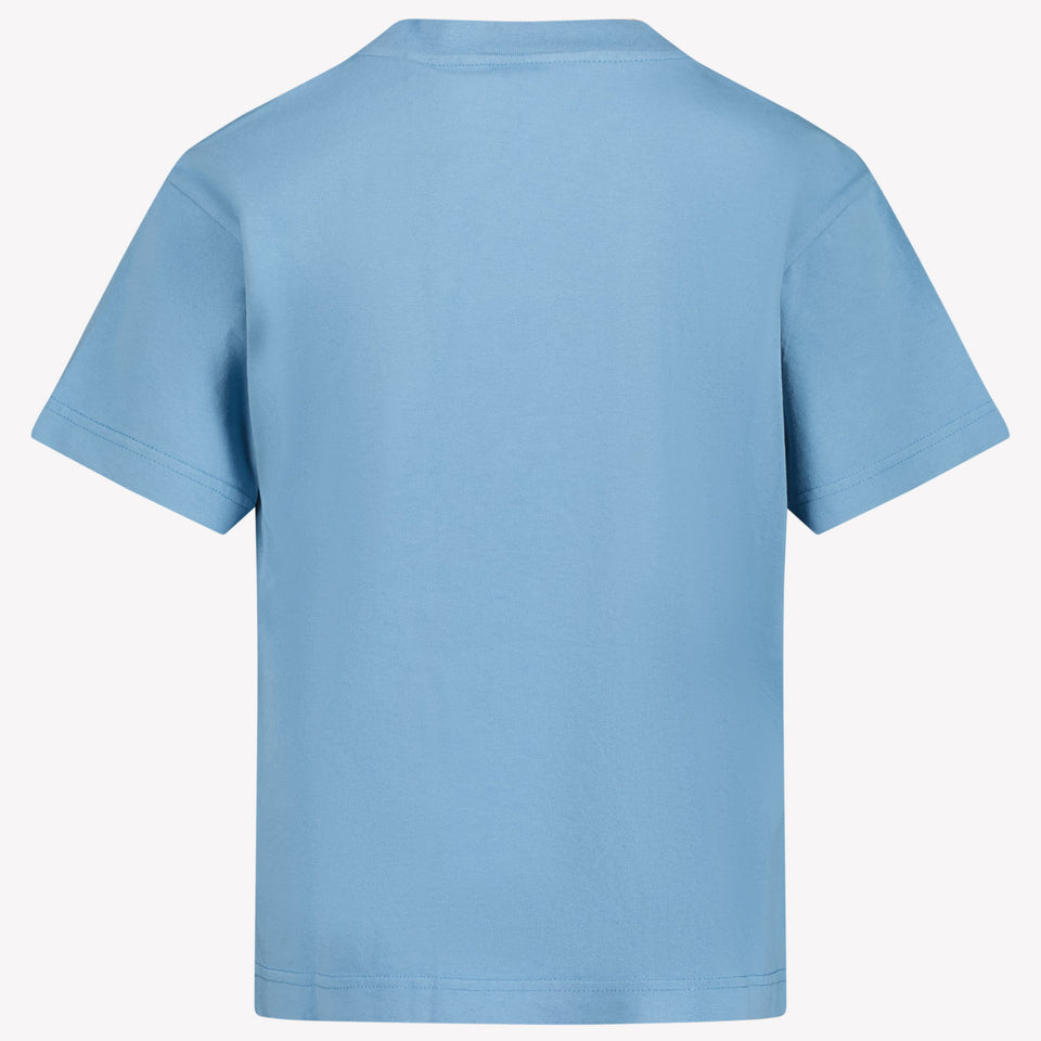 Palm Angels Kids Boys in T-Shirt Blue