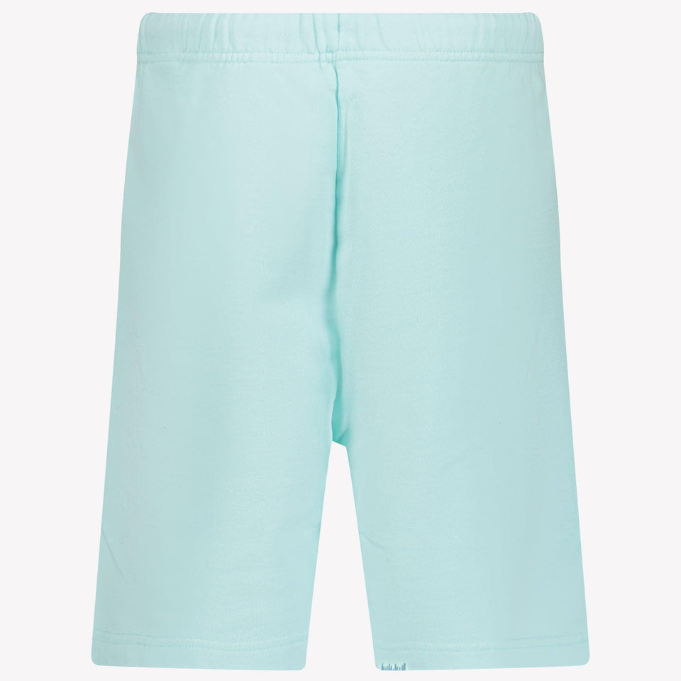 Palm Angels Kids Boys Shorts In turquoise