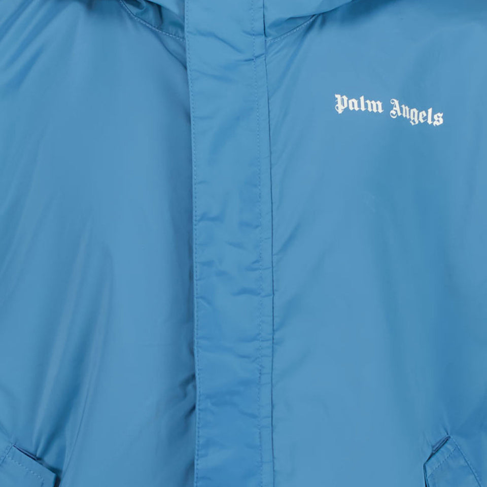 Palm Angels Kids Boys Summerjacket in Light Blue