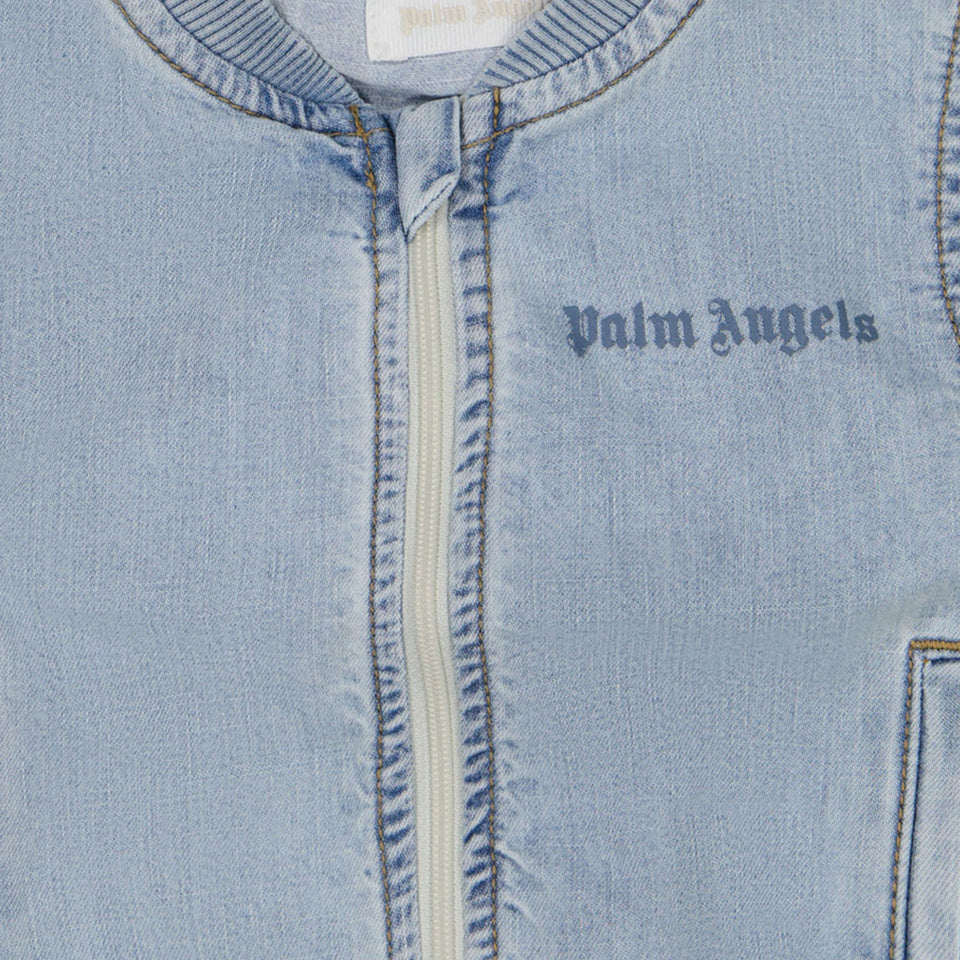 Palm Angels Baby Boys cardigan Light Blue