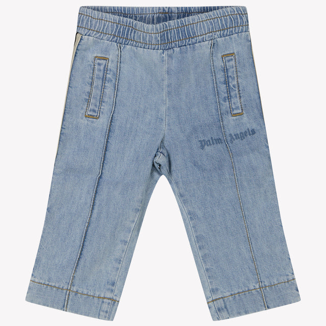 Palm Angels Baby Boys Trousers in Light Blue