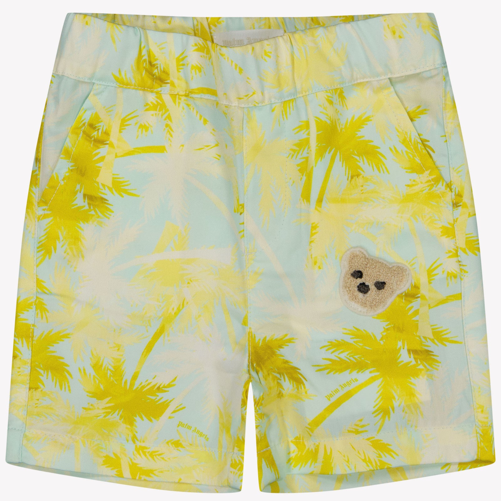 Palm Angels Baby Jongens Shorts In Licht Blauw