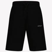 Off-White Kids Boys Shorts In Black