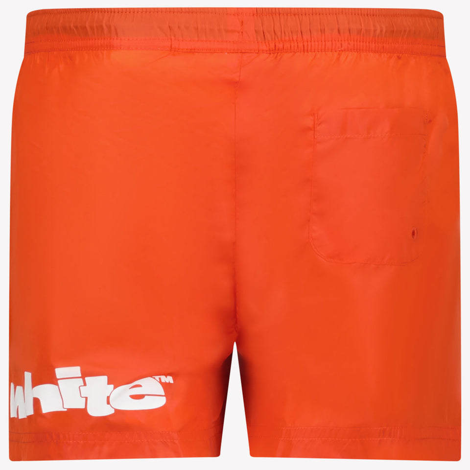 Off-White Kinder Jongens Zwemkleding In Rood