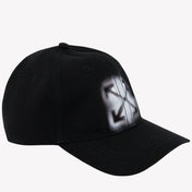 Off-White Kids Boys Cap in Black