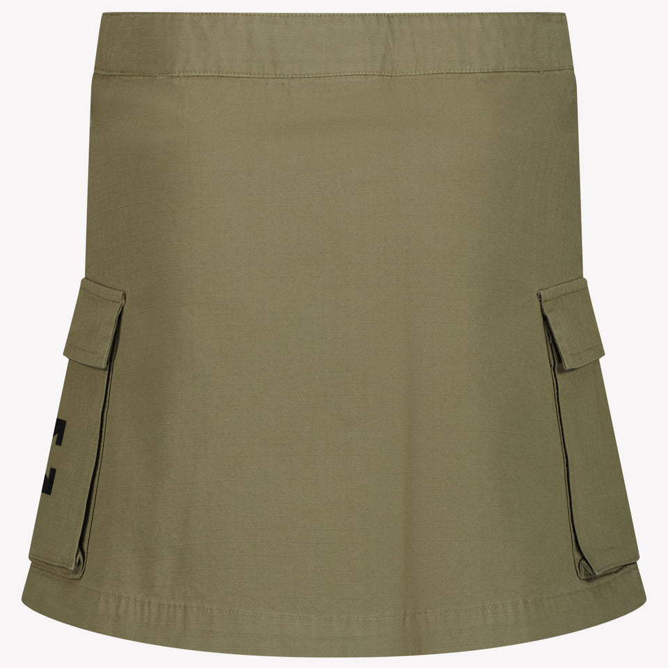 Off-White Kids Girls Skirt Khaki