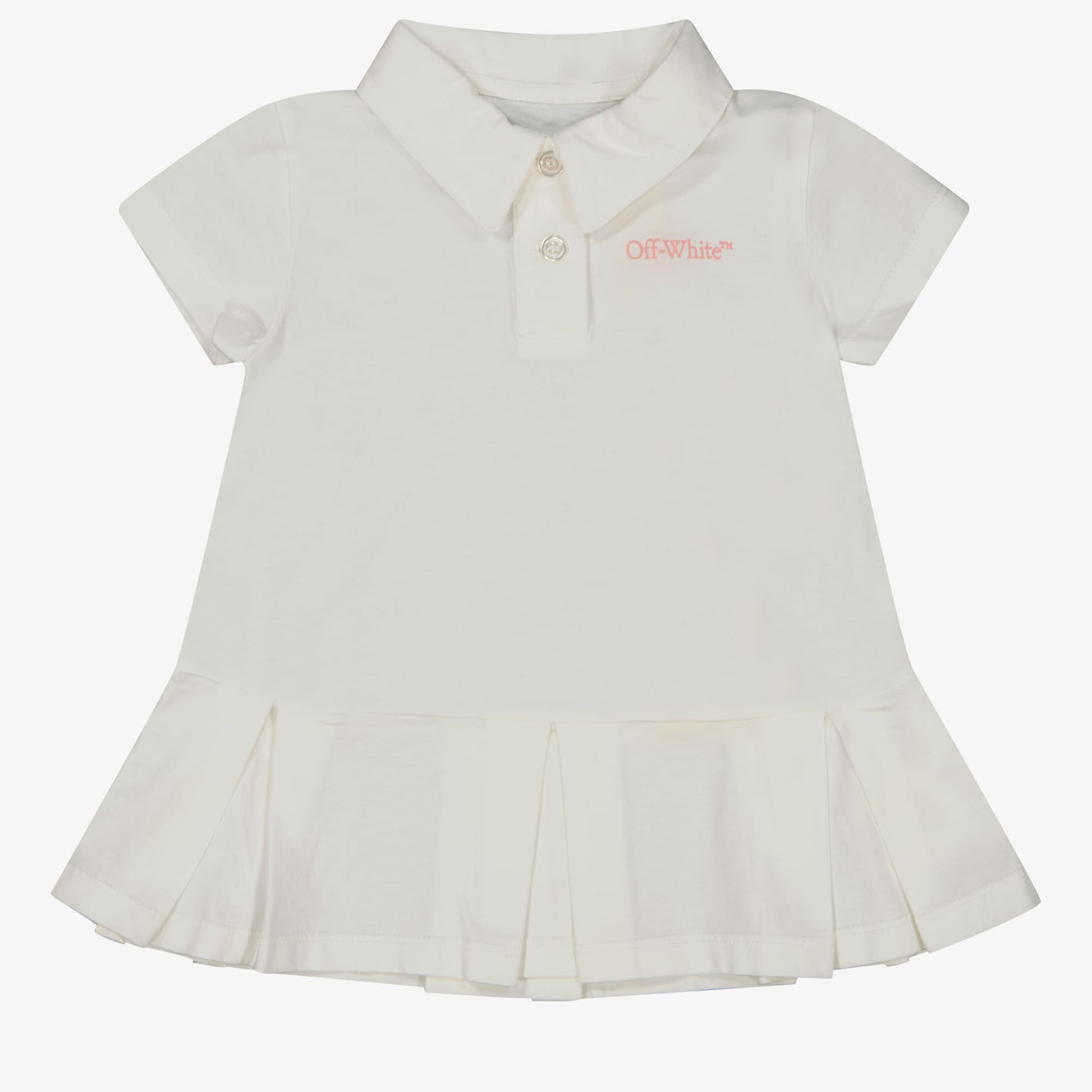 Off-White Baby Meisjes Jurk In Wit