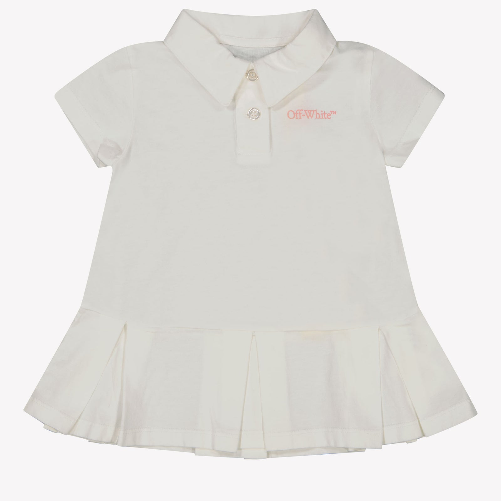 Off-White Baby Meisjes Jurk In Wit