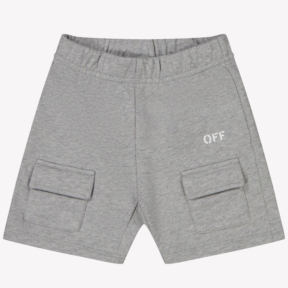 Off-White Baby Boys Shorts In Gray