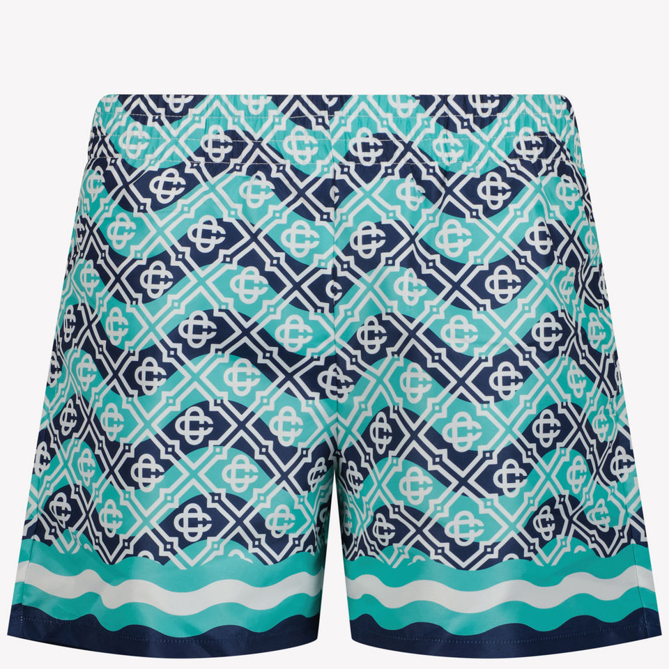 Casablanca Kids Boys Swimwear In Blue