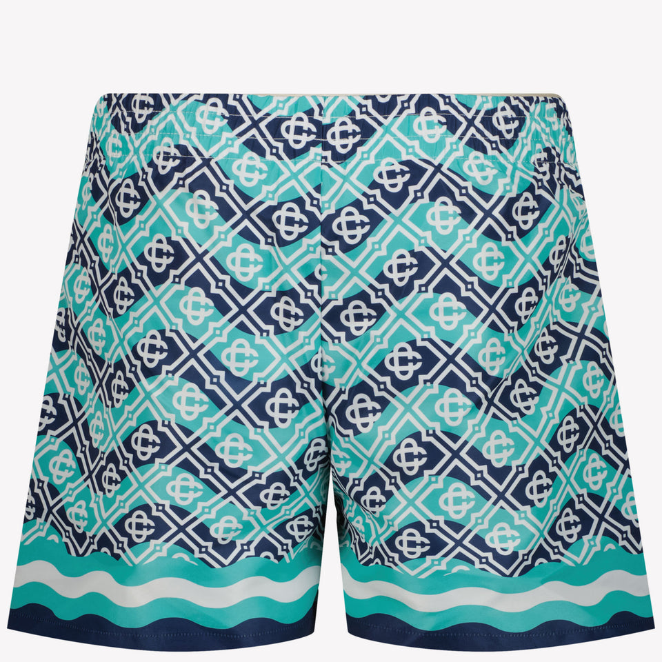 Casablanca Kids Boys Swimwear In Blue