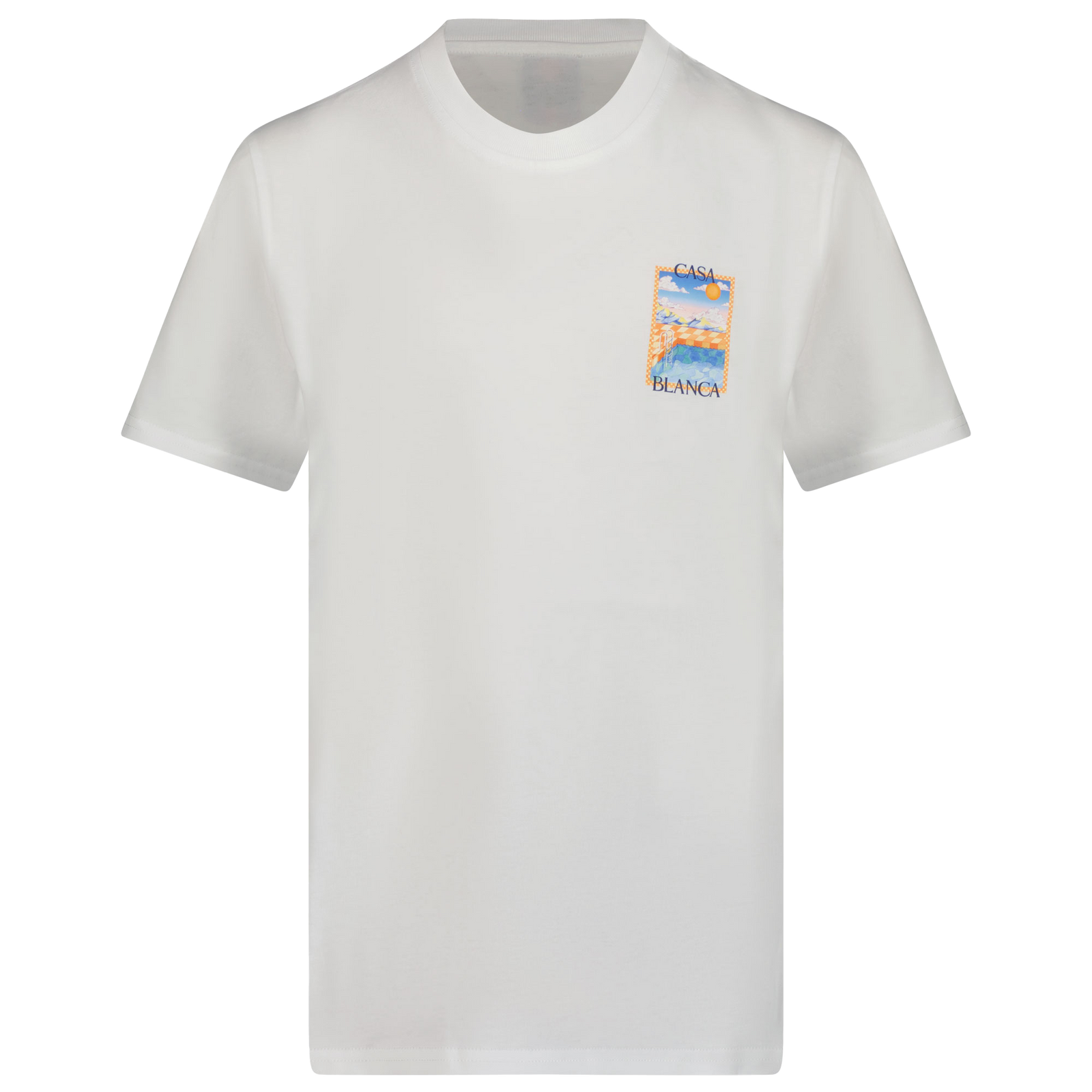 Casablanca Kids Unisex T-Shirt in White