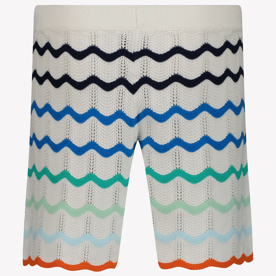 Casablanca Kids Boys Shorts In Blue