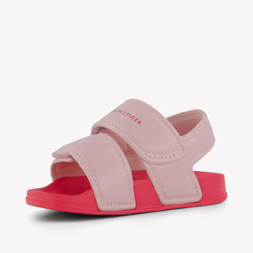 Tommy Hilfiger Girls Sandals In Light Pink