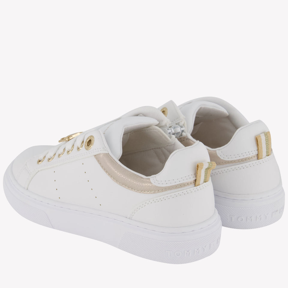 Tommy Hilfiger Girls Sneakers in White